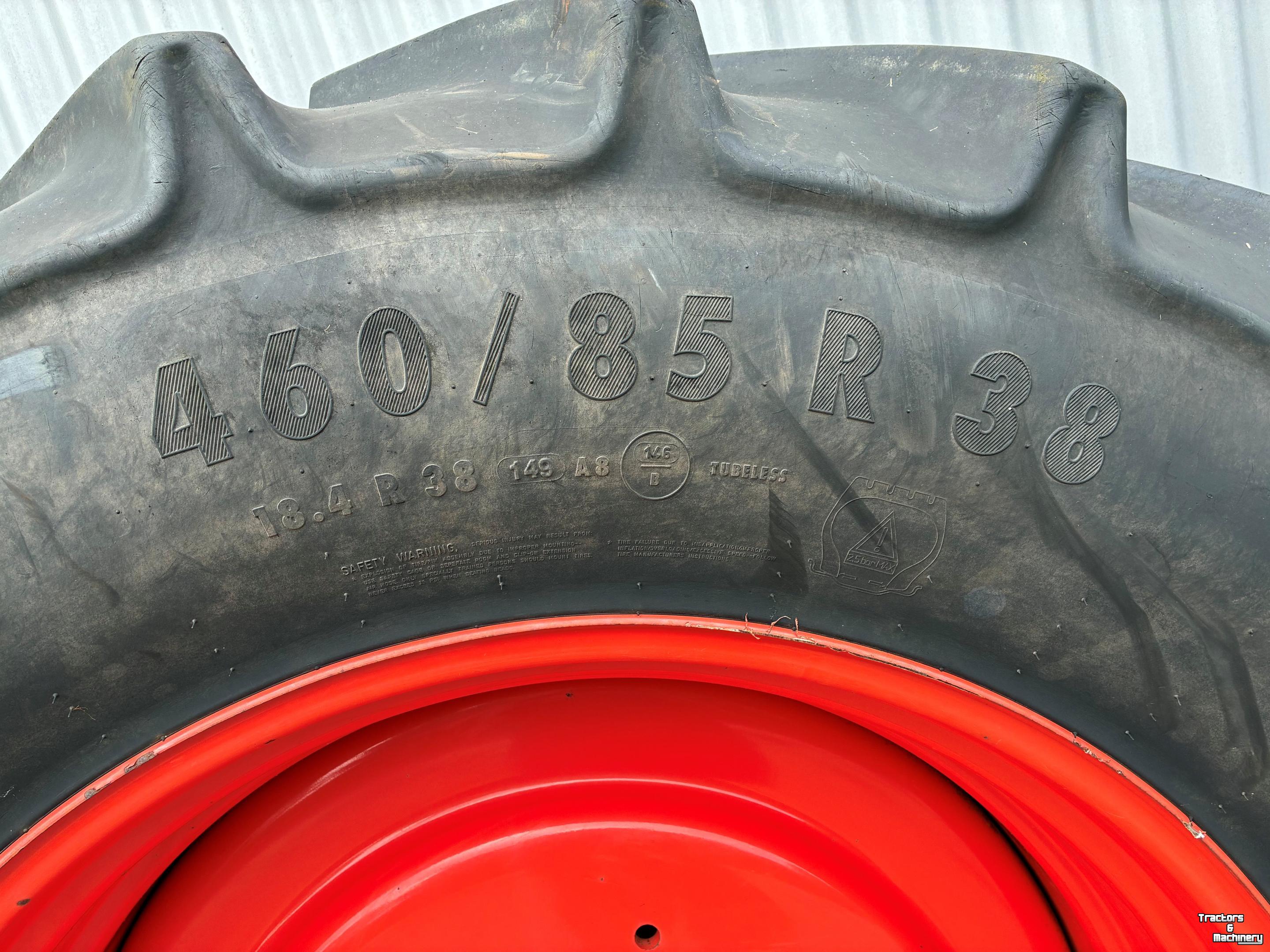 Roues, Pneus, Jantes, Barillets Jumelage Continental 460/85R38