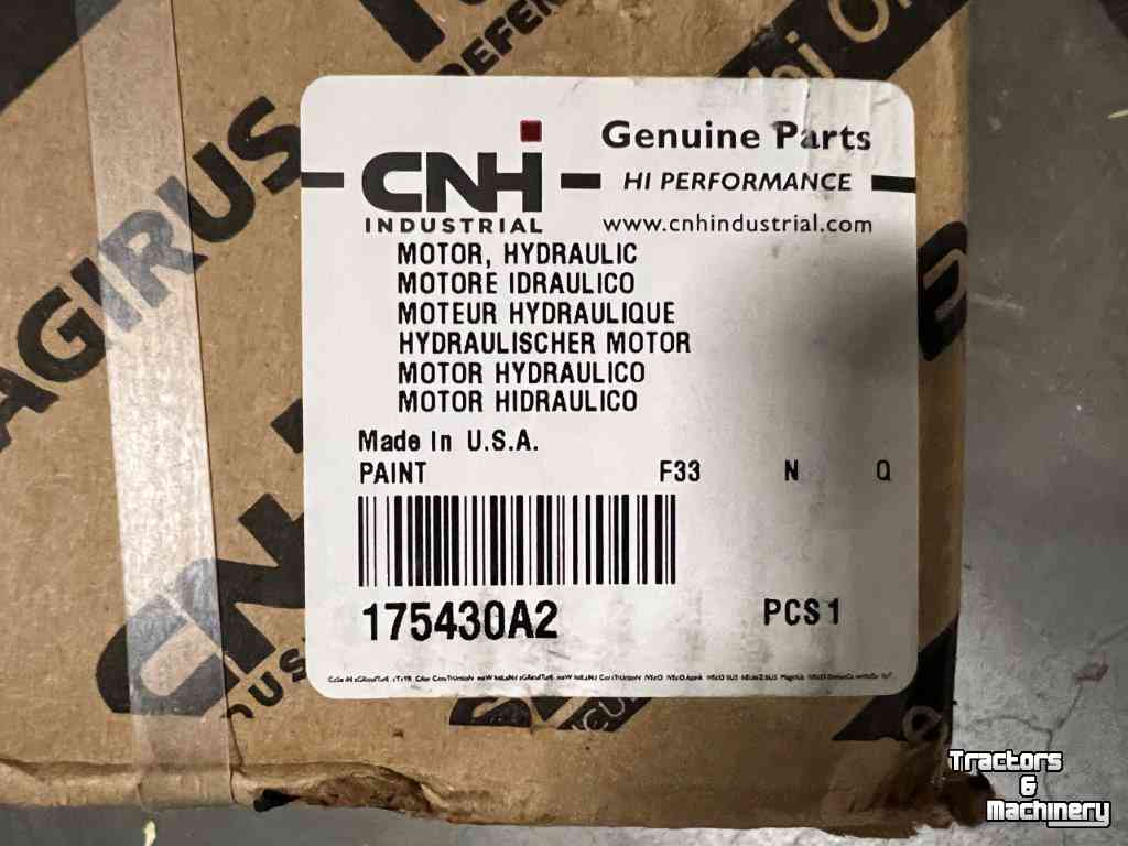 Chargeuse compacte Case Danfoss hydraulische pomp Parts nr:175430A2