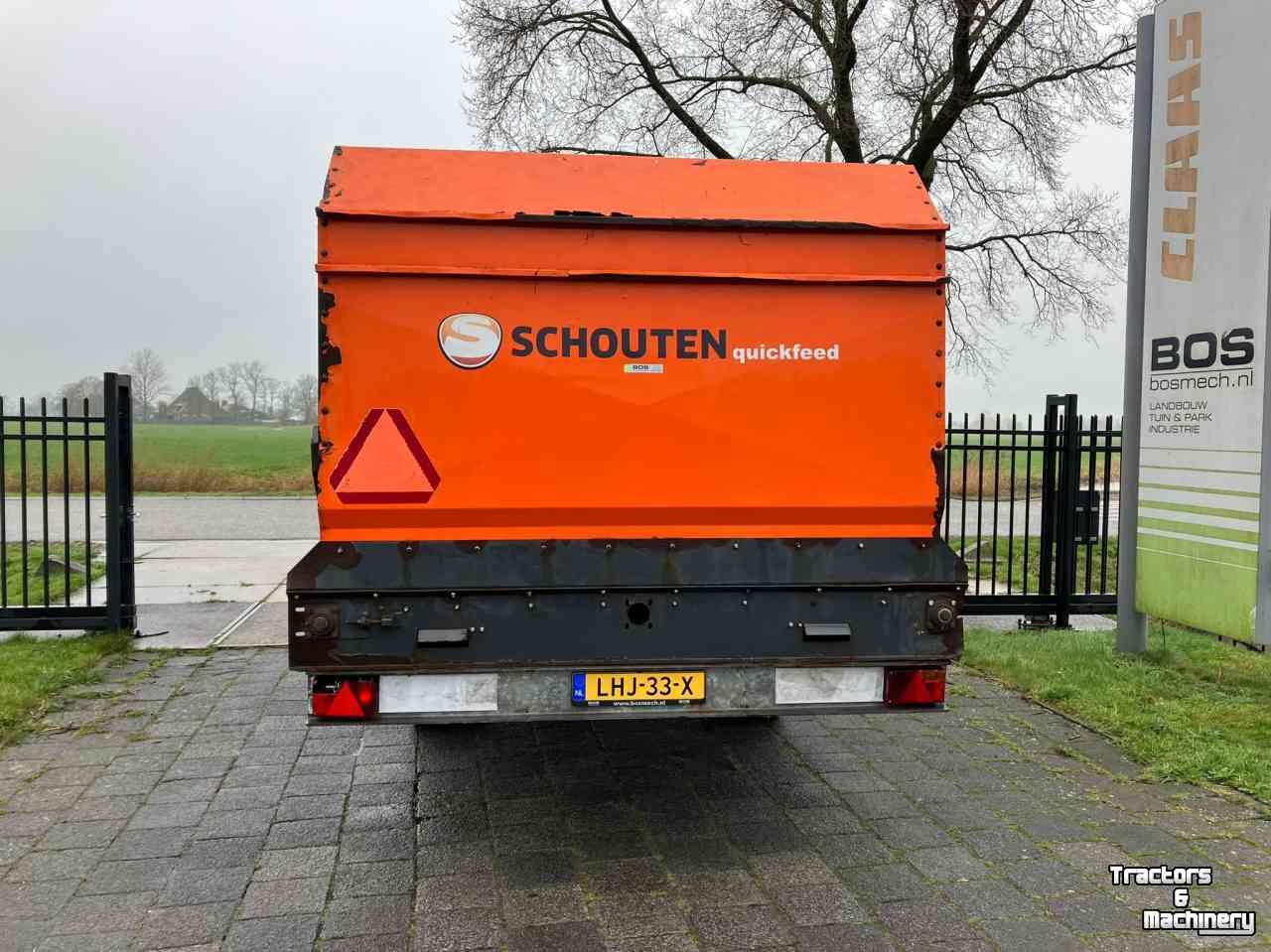 Remorque distributrice Schouten VDW 210