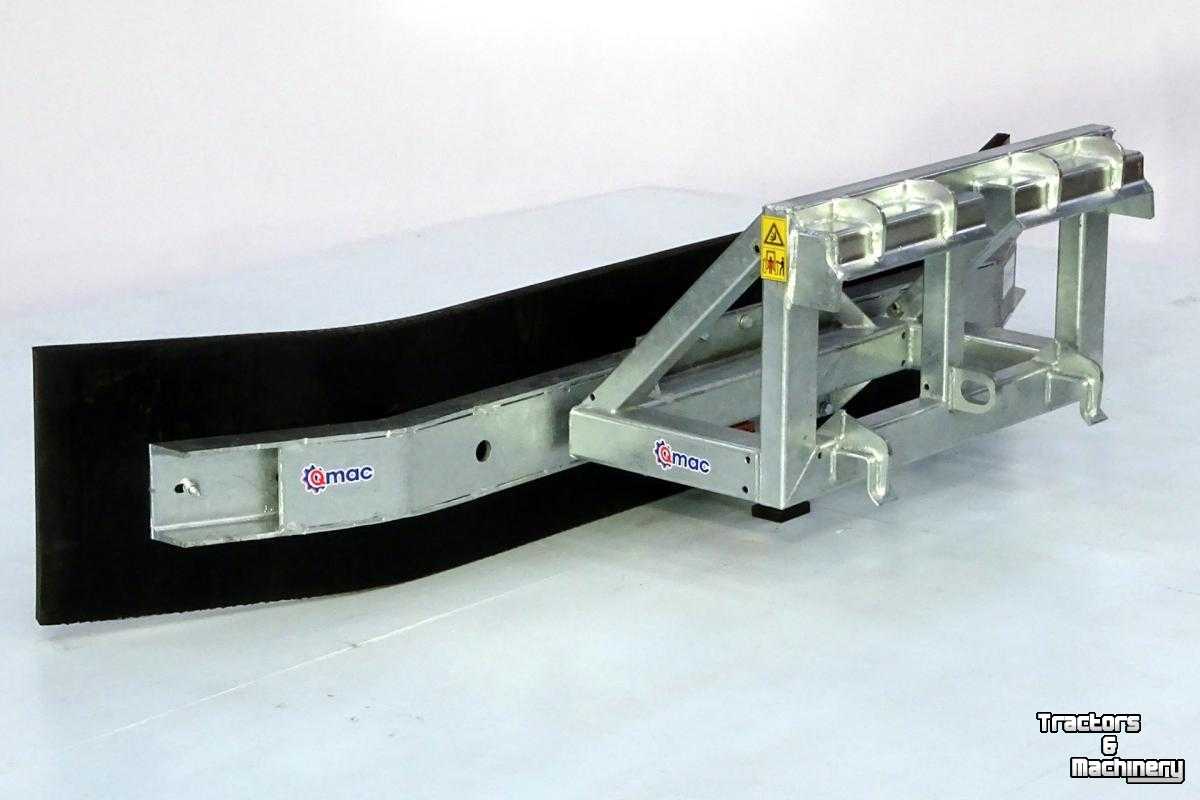 Rabot caoutchouc Qmac Modulo rubber erfschuif straatschuif wegenschuif aanbouw Schaffer
