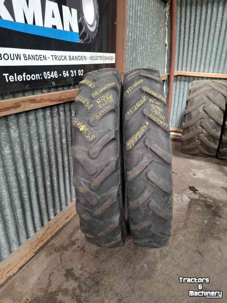 Roues, Pneus, Jantes, Barillets Jumelage Alliance 11.2R38 (270/95R38)