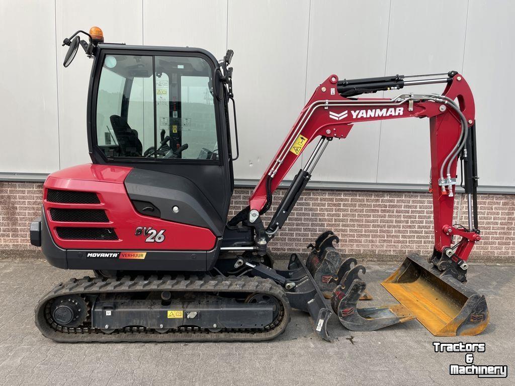 Mini pelleteuse Yanmar SV26