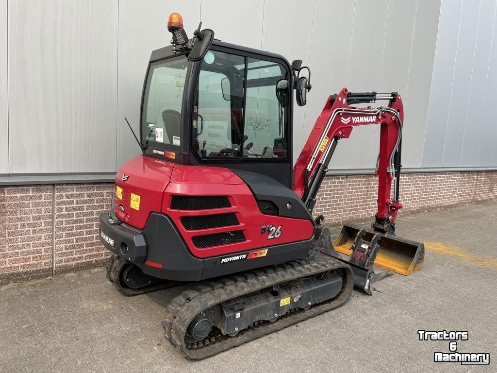 Mini pelleteuse Yanmar SV26