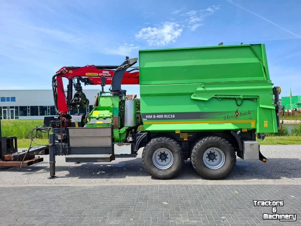Déchiqueteuse de bois Heizohack HM 8-400 KLC 16 chipper combi
