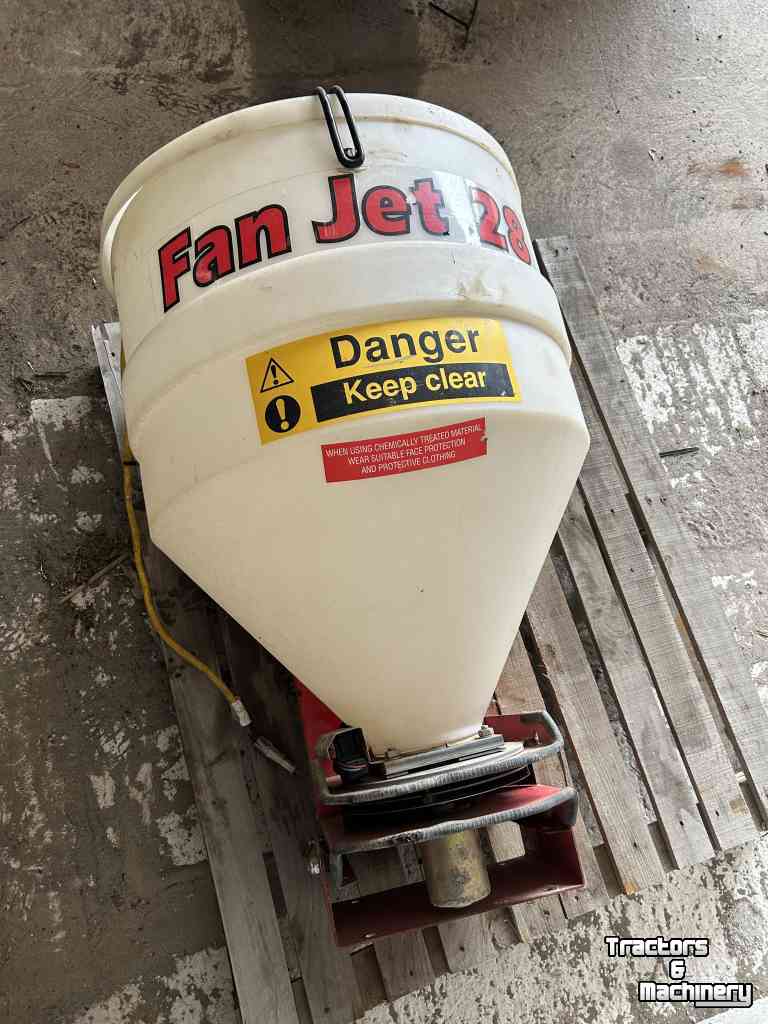 Distributeur de microgranulés  Fan Jet 28 strooier ( fijn zaden, granulaten, enz)