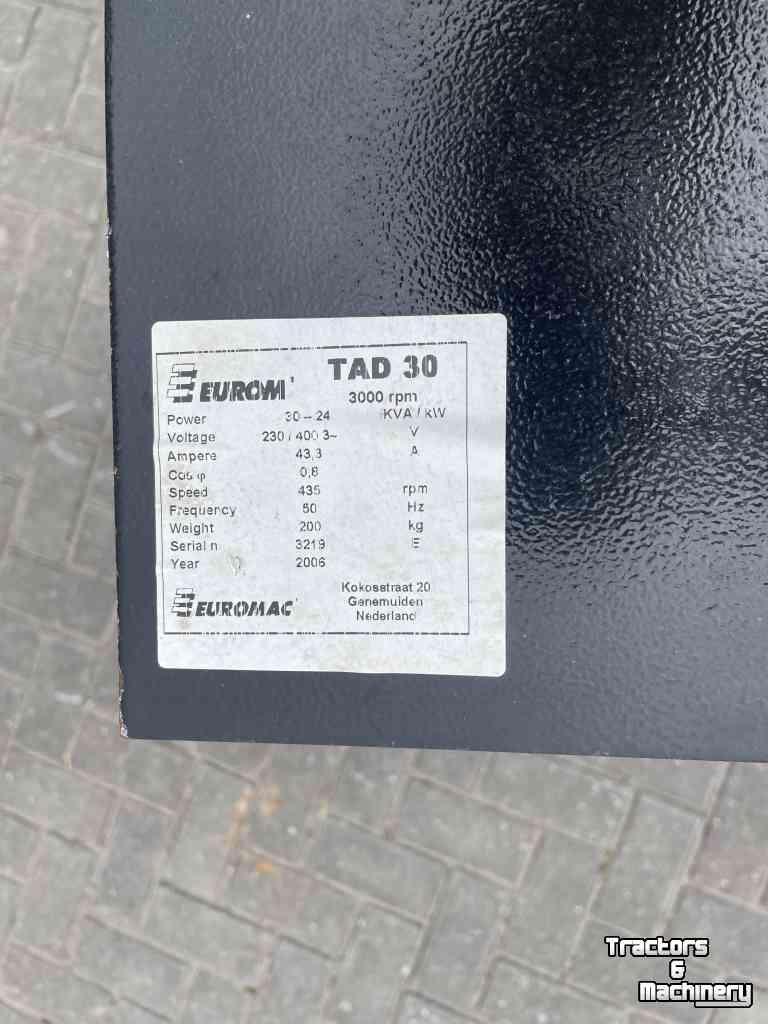 Groupes électrogènes Eurom TAD30 trekkeraggregaat