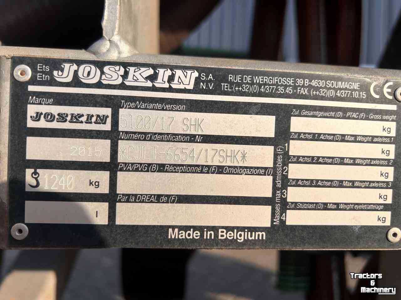 Injecteur de culture Joskin Terraflex 5100/17 SHK