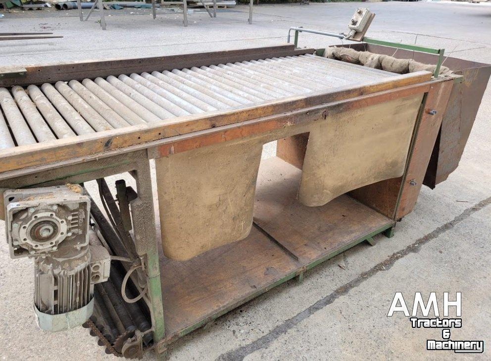 Convoyeur Schouten Leesband 2200X1000 ROLLENLEESTAFEL ROLLER INSPECTION BELT ROLLENVERLESETISCH