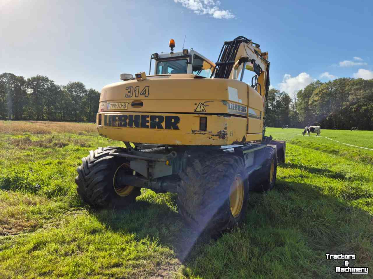 Pelleteuse Liebherr A 314 Litronic