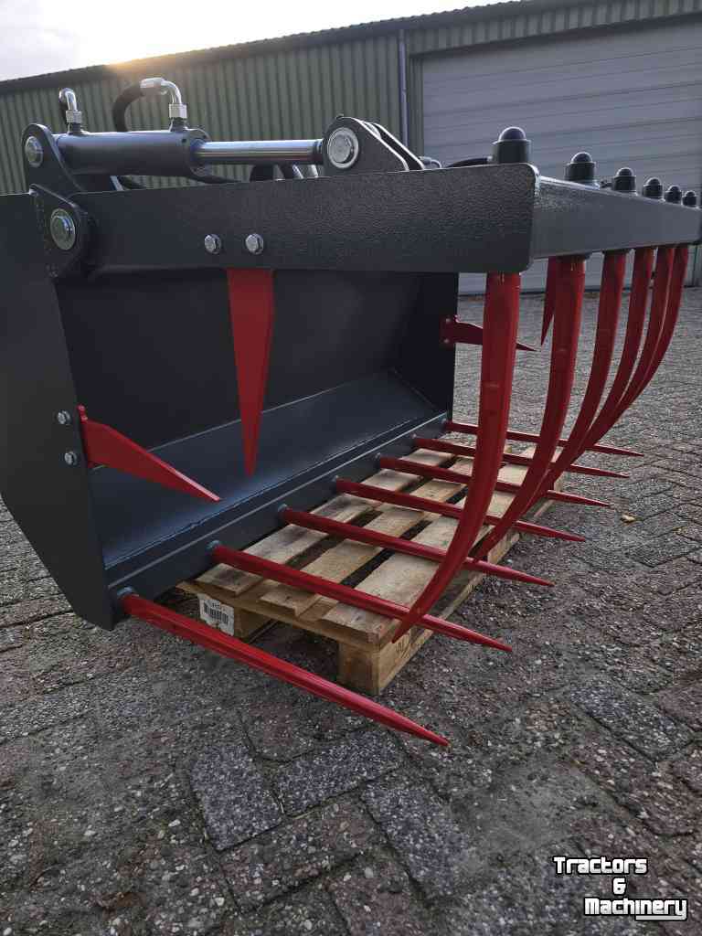 Godet de chargeur frontal Stekro Mestklem 150 cm weideman aansluiting