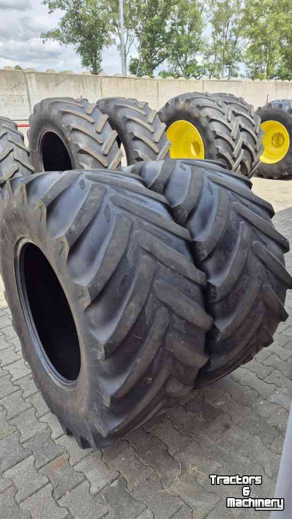 Roues, Pneus, Jantes, Barillets Jumelage Michelin Xeobib VF600/60R30 banden met 4mm