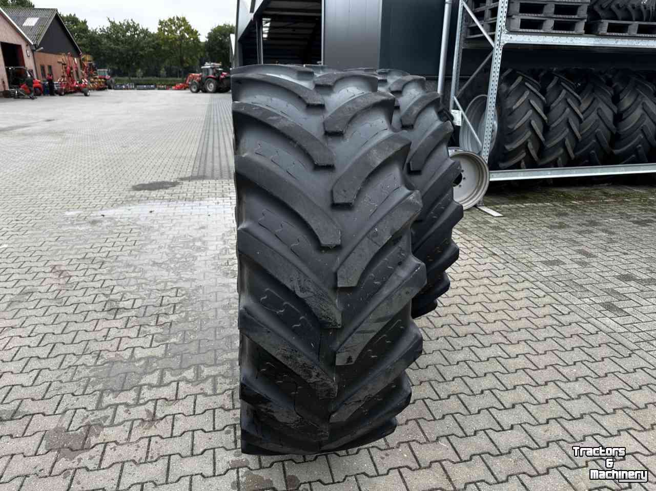 Roues, Pneus, Jantes, Barillets Jumelage BKT Set BKT banden op velgen 600/65x38
