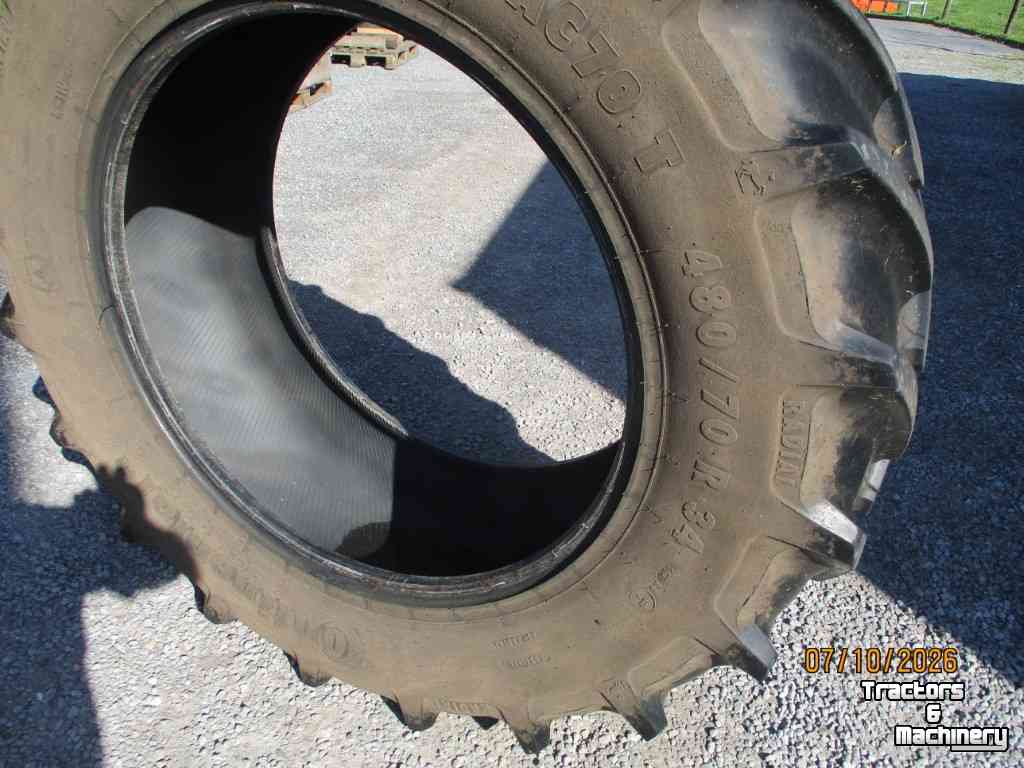 Roues, Pneus, Jantes, Barillets Jumelage Continental 1x band 480/70-34
