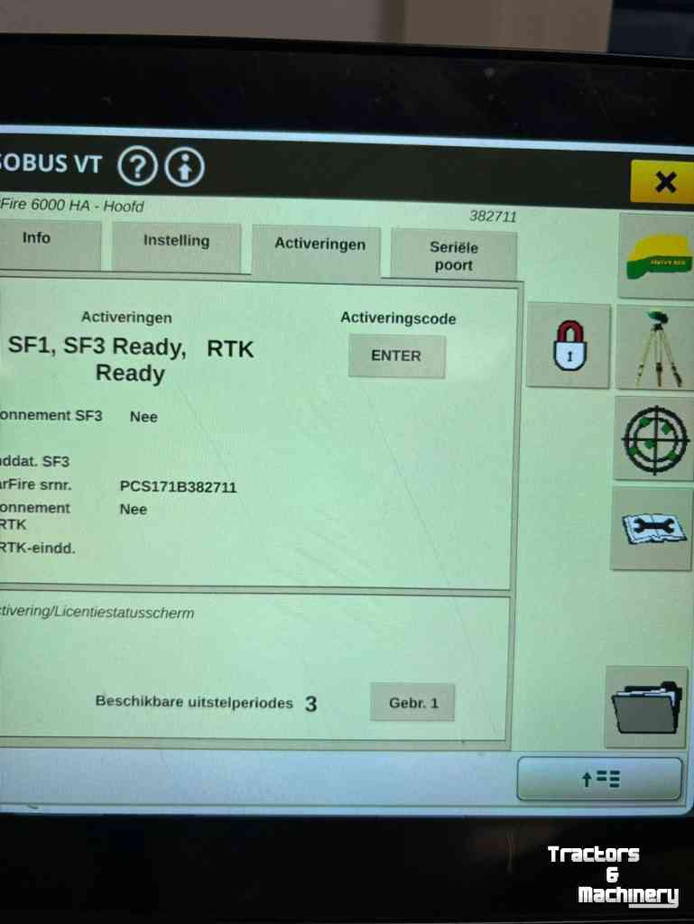 Systèmes et accessoires de GPS John Deere SF6000 + RTK