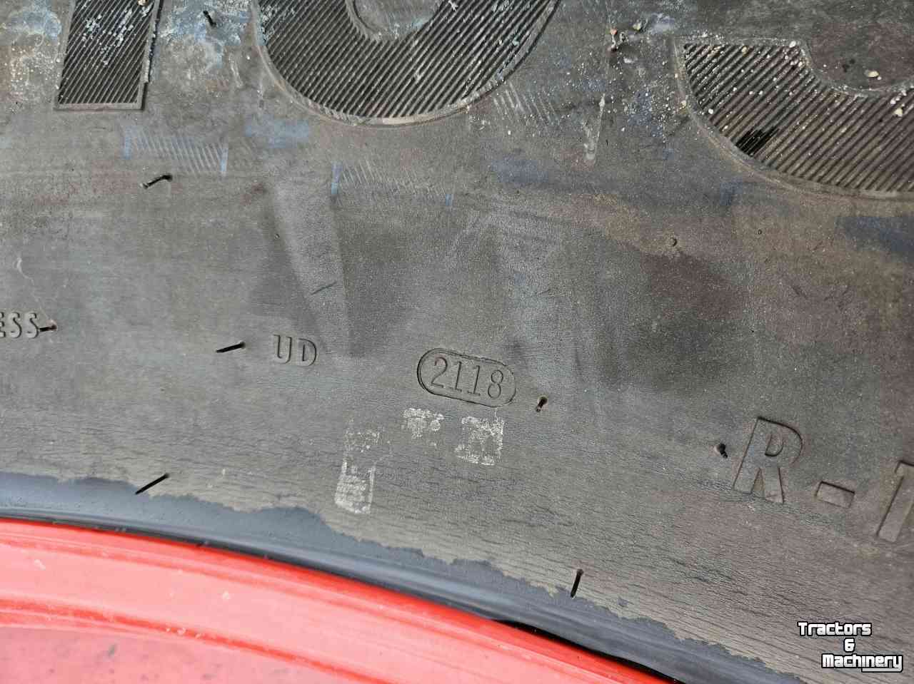 Roues, Pneus, Jantes, Barillets Jumelage Mitas MItas 380/105R54 op 10-gaats velg