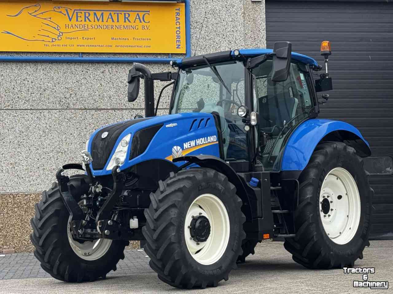 Tracteur New Holland T6.155AC vario 40km Stage V  Fronthef vol geveerd 2091u