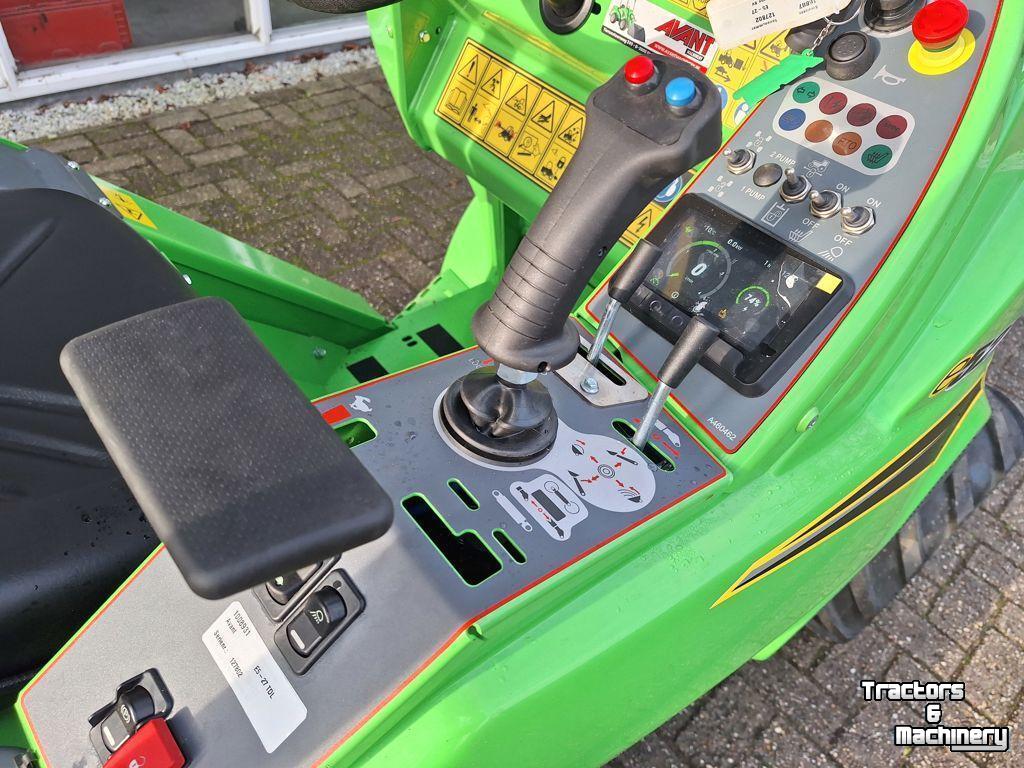 Chargeuse sur pneus Avant E527 TDL elektrische minilader