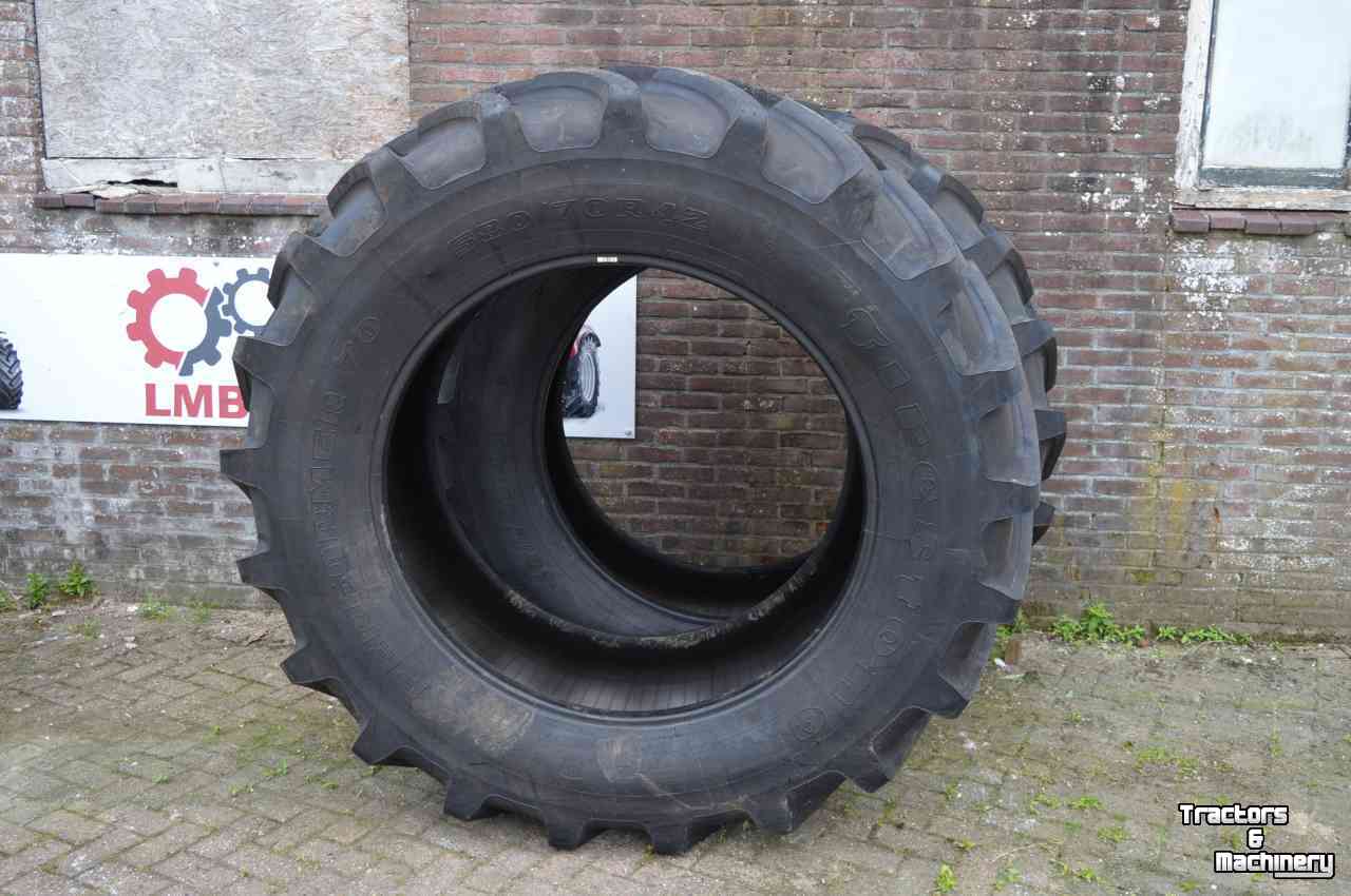 Roues, Pneus, Jantes, Barillets Jumelage Firestone 580/70r42 demontage