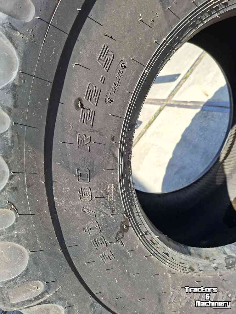 Roues, Pneus, Jantes, Barillets Jumelage Mitas 560/60R22.5