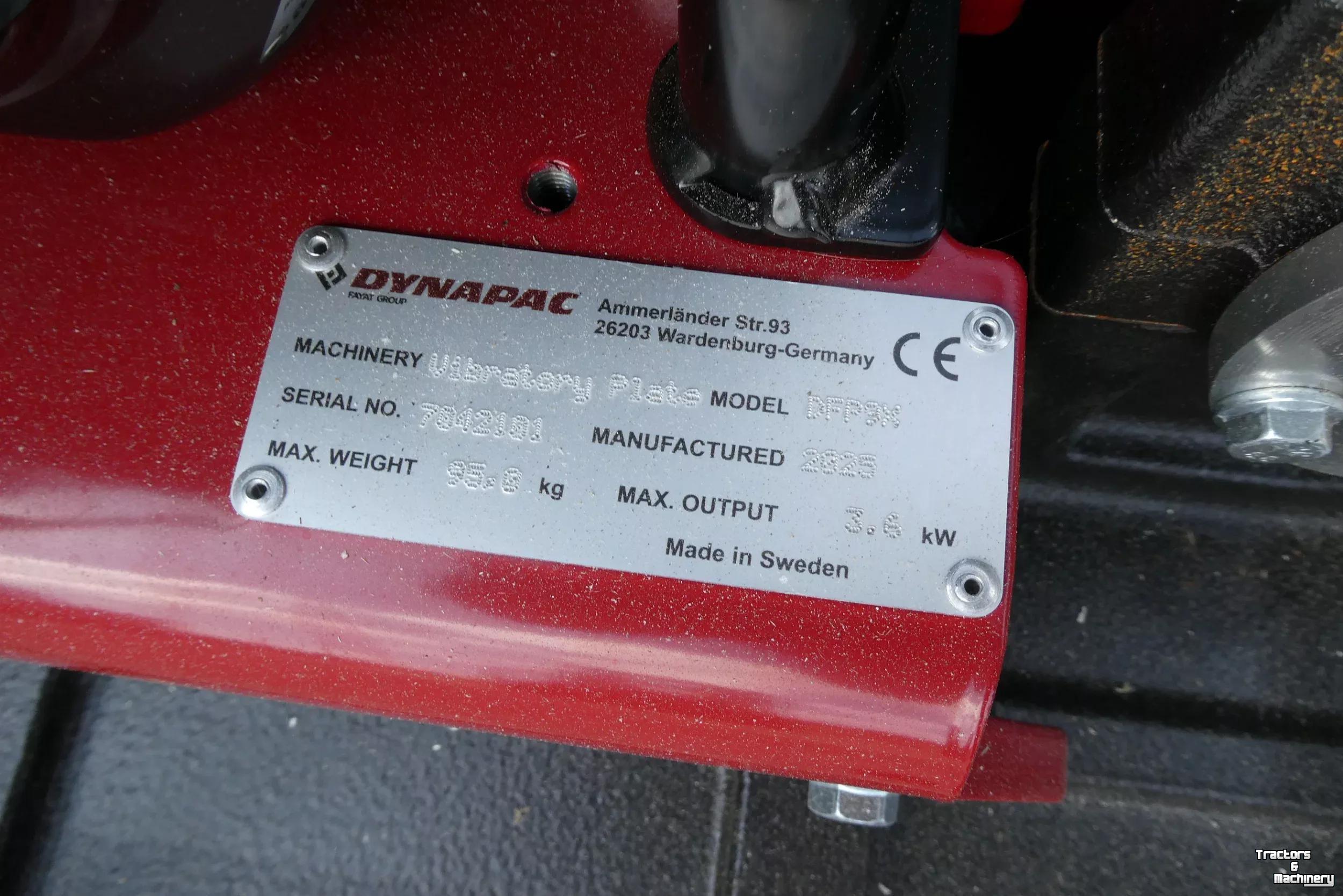 Plaques vibrantes Dynapac DFP9X