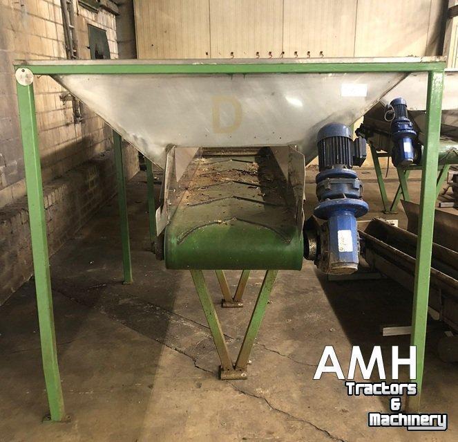 Stockage en bunker  Bunker met uitvoerband, Dosierbunker mit Austragsband