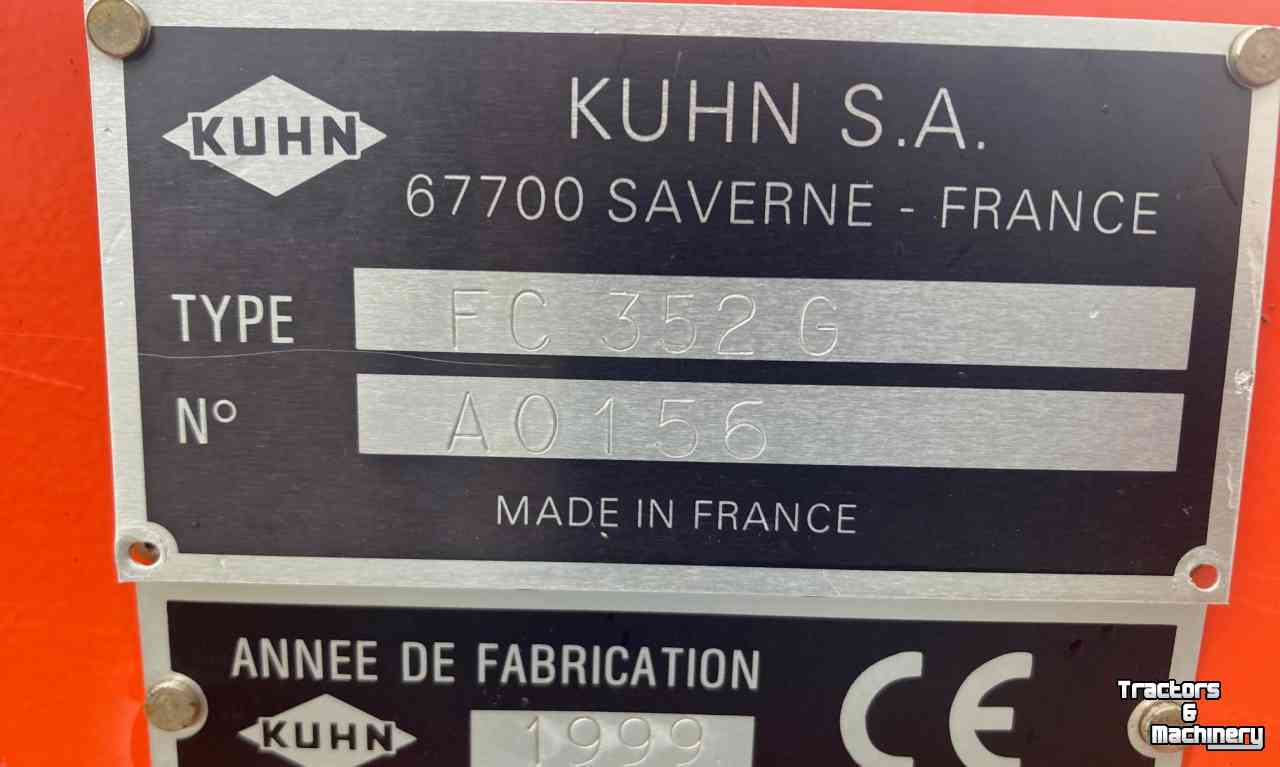 Faucheuse Kuhn FC 352 G