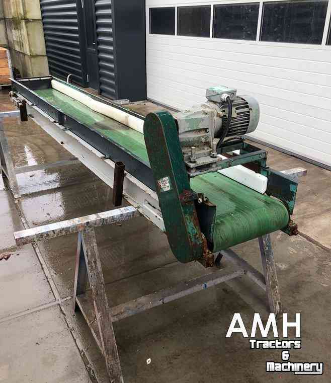 Convoyeur  3700X400 MM TRANSPORTBAND VLAKKE BAND FLAT BELT CONVEYOR BELT FLACHBAND FÖRDERBAND