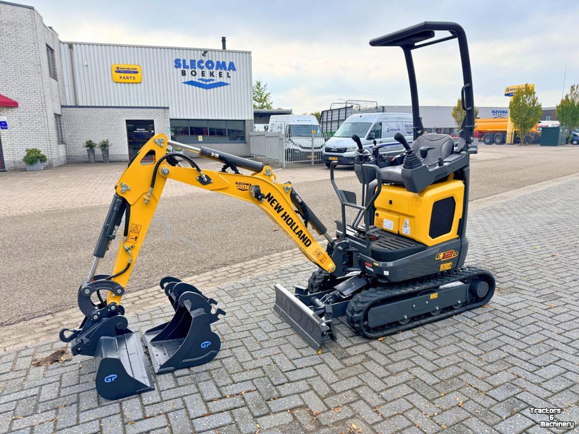 Mini pelleteuse New Holland E12D Minigraver