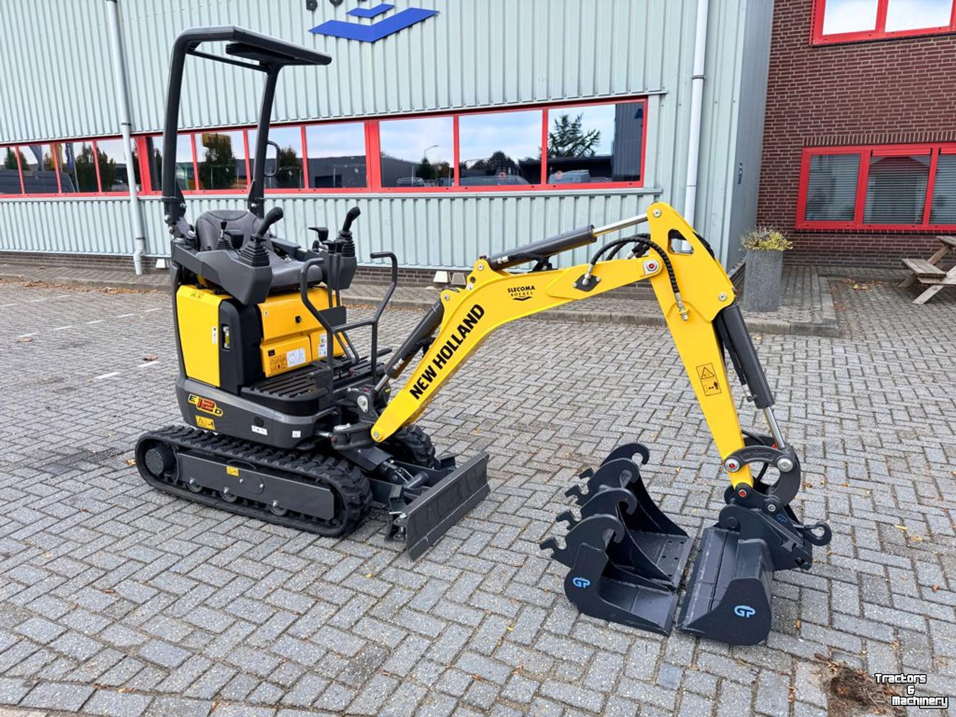Mini pelleteuse New Holland E12D Minigraver