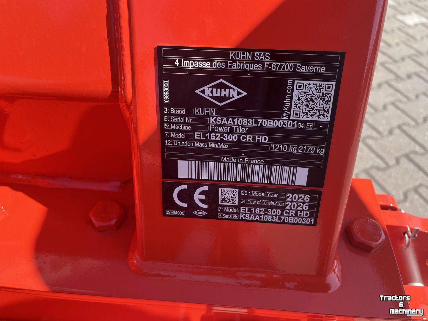 Fraise rotative Kuhn EL 162