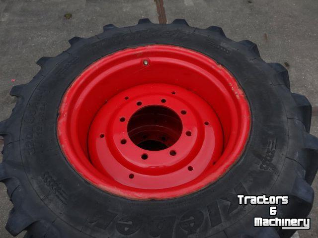 Roues, Pneus, Jantes, Barillets Jumelage Kleber 320/85R24 KLEBER 8 gaats Fendt 80%