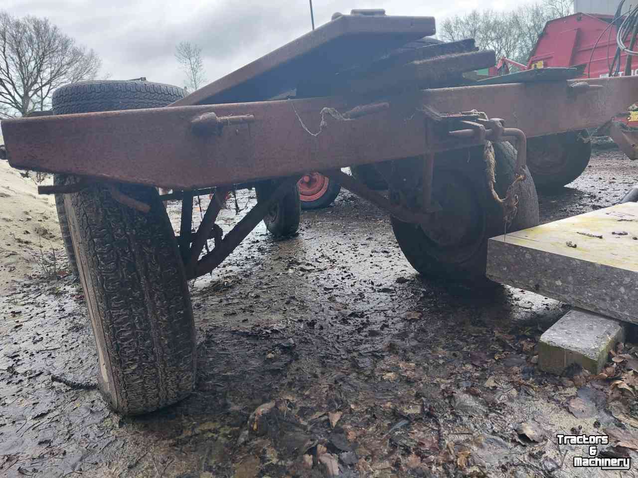 Remorque Miedema 2x landbouwagen