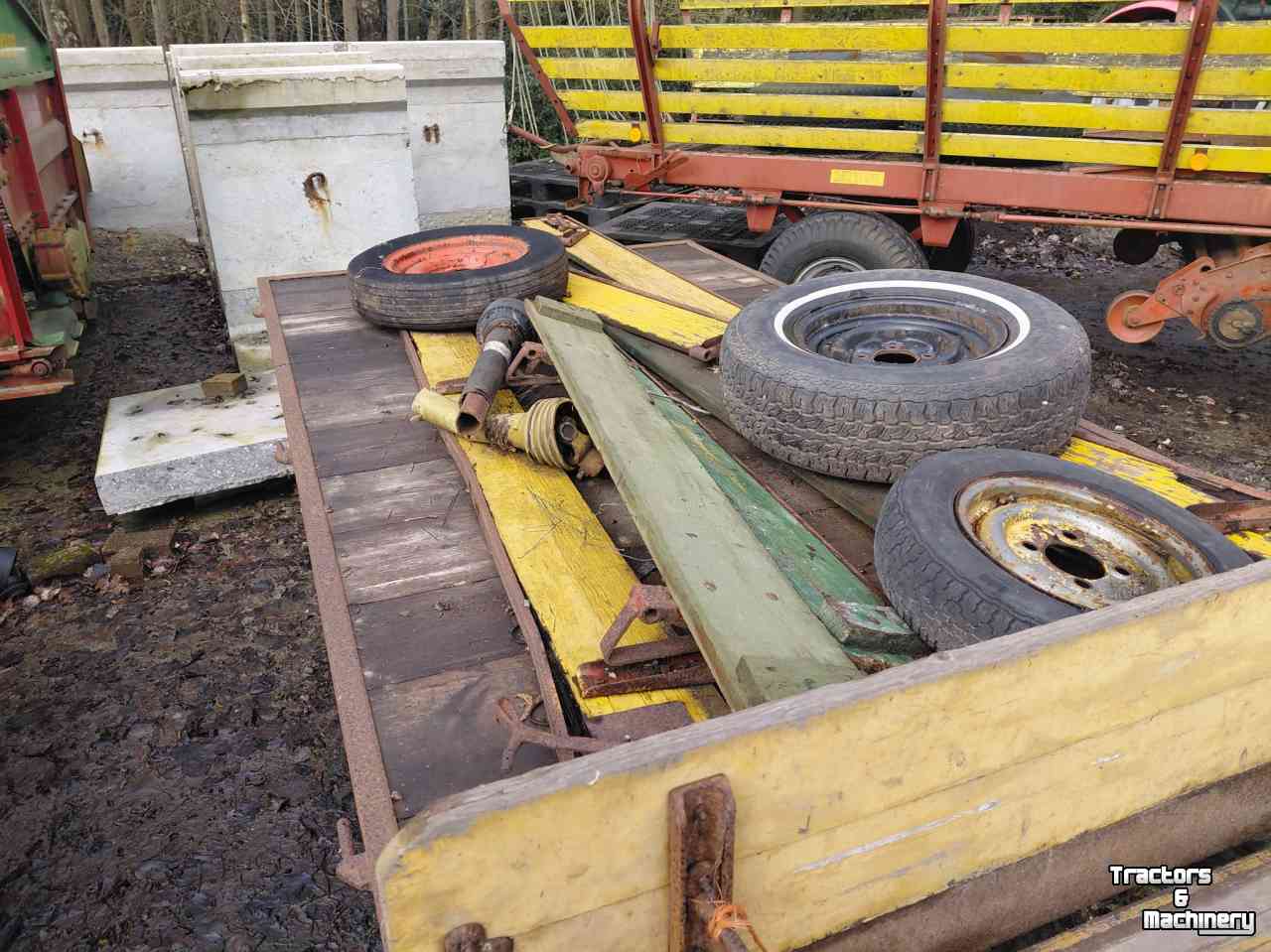 Remorque Miedema 2x landbouwagen