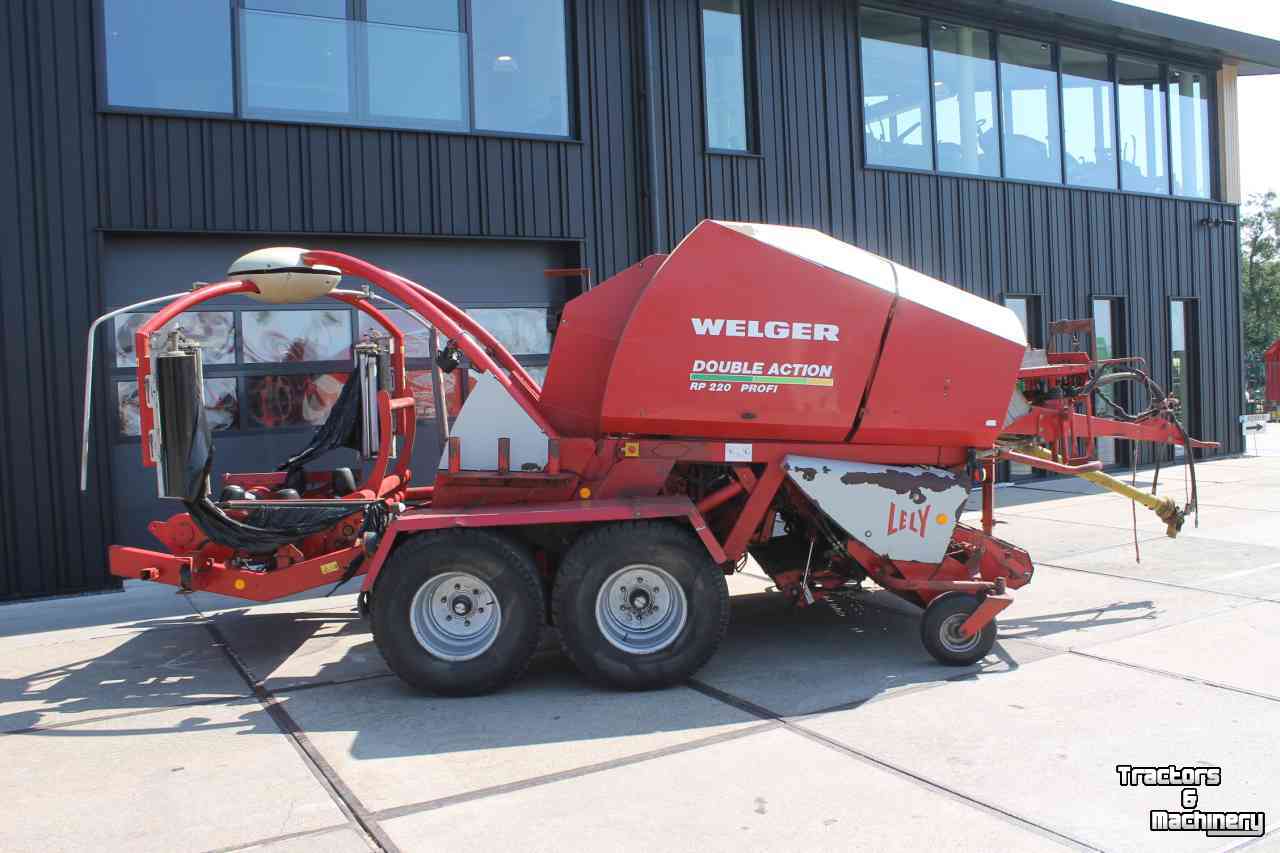 Presses Welger RP 220 Profi Double Action Welger/Lely RP220 ronde balenpers wikkelaar pers/wikkelcombinatie