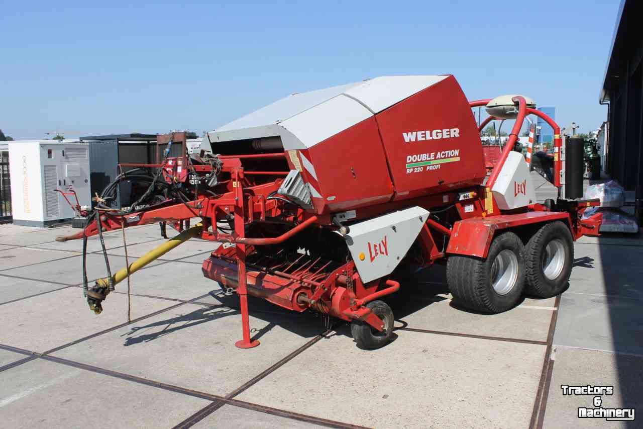Presses Welger RP 220 Profi Double Action Welger/Lely RP220 ronde balenpers wikkelaar pers/wikkelcombinatie