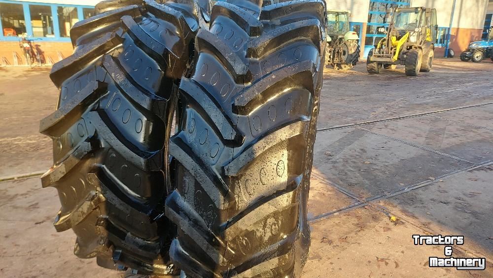 Roues, Pneus, Jantes, Barillets Jumelage BKT 520/70R38