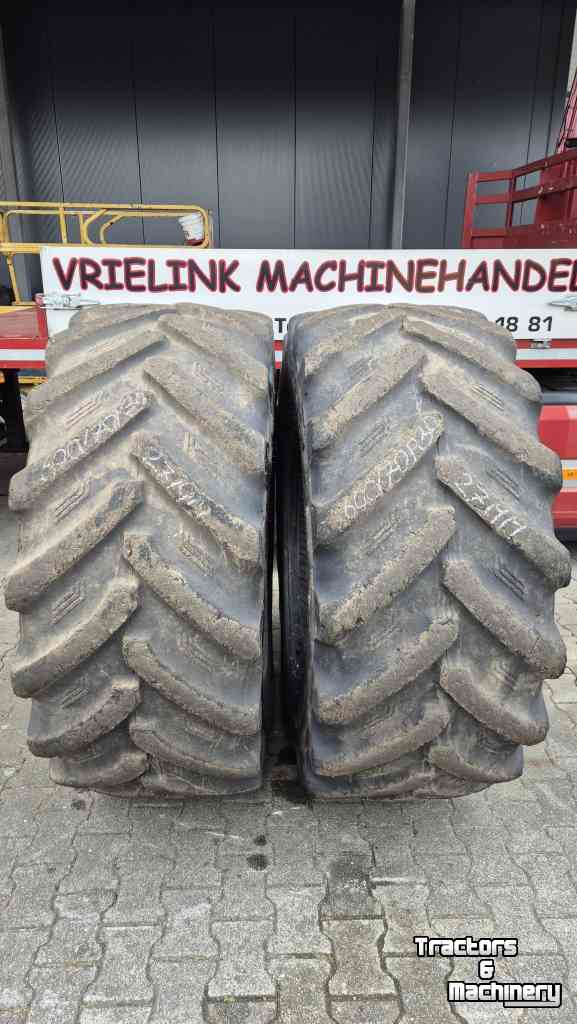 Roues, Pneus, Jantes, Barillets Jumelage BKT IF600/70R30 AgriMaxSirio banden 27mm