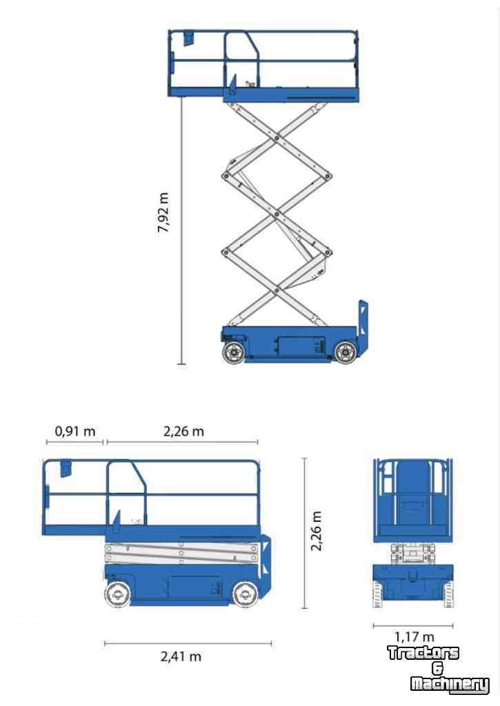 Elévateur à nacelle Genie GS-2646 - 10m werkhoogte