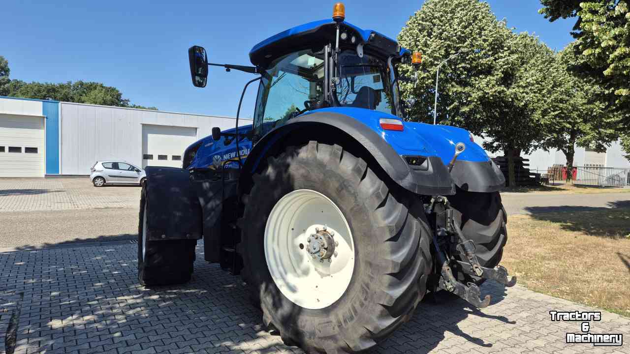 Tracteur New Holland T7.315 HD AC 40Kmh. Lucht, Fronthef, geveerde vooras en cabine.