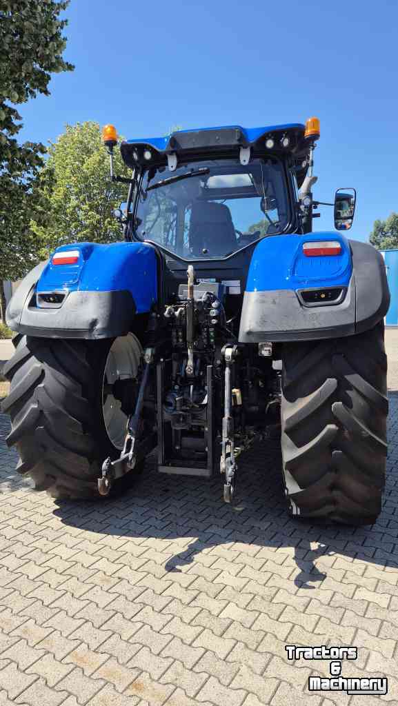 Tracteur New Holland T7.315 HD AC 40Kmh. Lucht, Fronthef, geveerde vooras en cabine.
