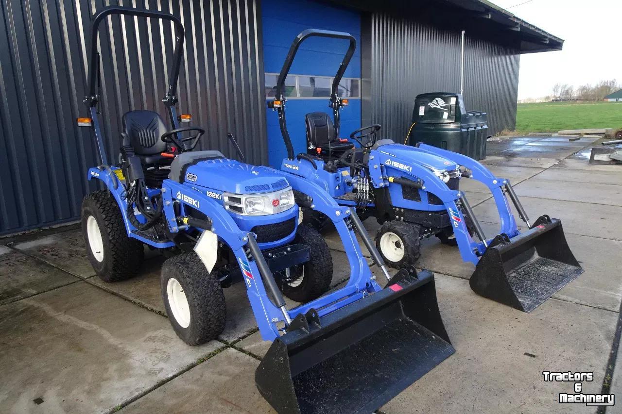 Tracteur Iseki 3217 met voorlader .