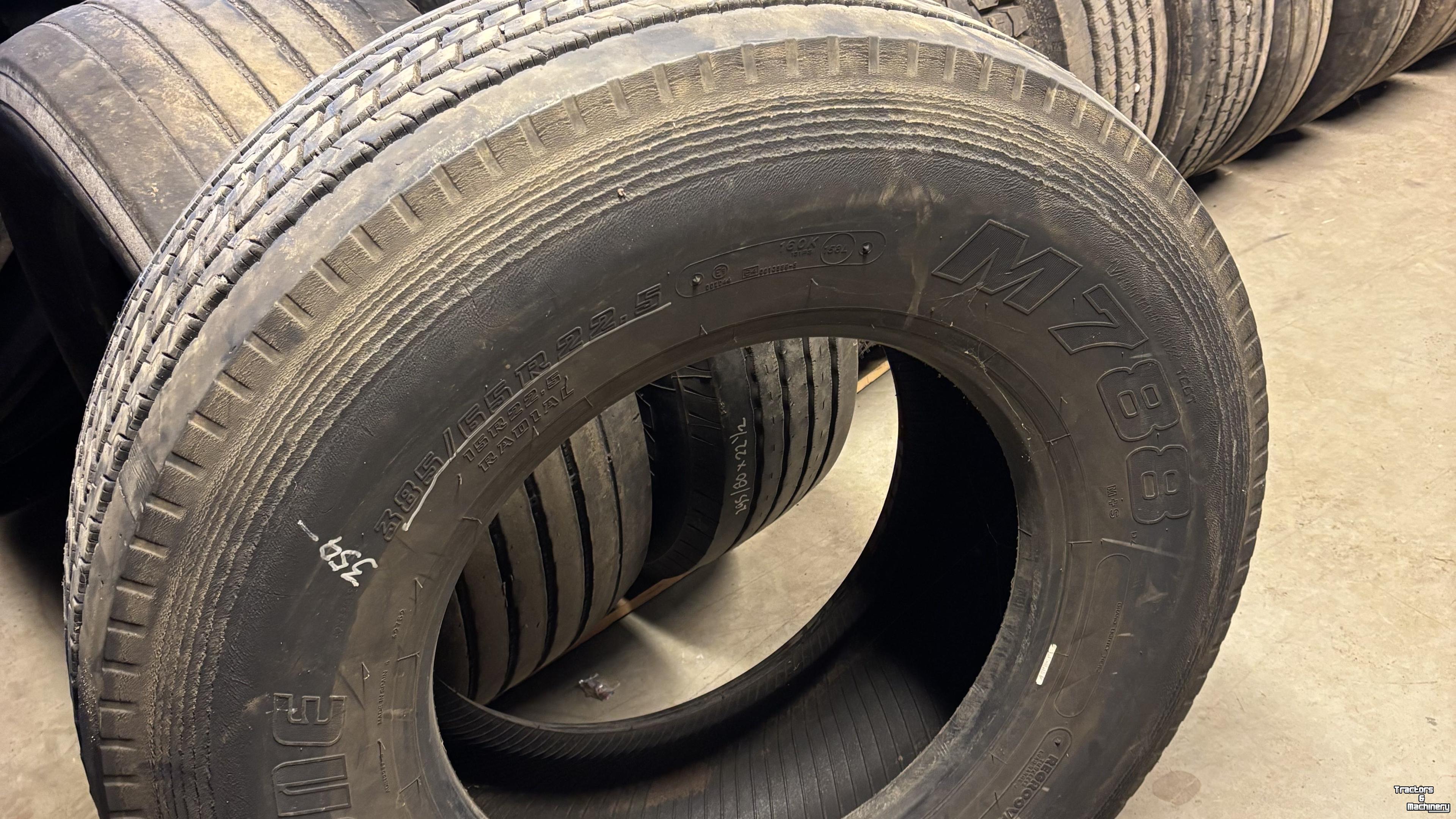 Roues, Pneus, Jantes, Barillets Jumelage Bridgestone BRIDGESTONE 385/65X22,5 BUITENBAND