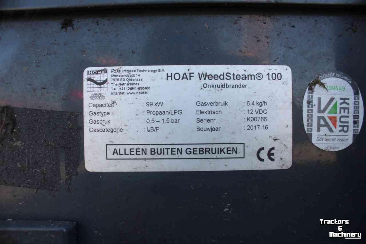 Désherbeur thermique Hoaf WeedSteam 100