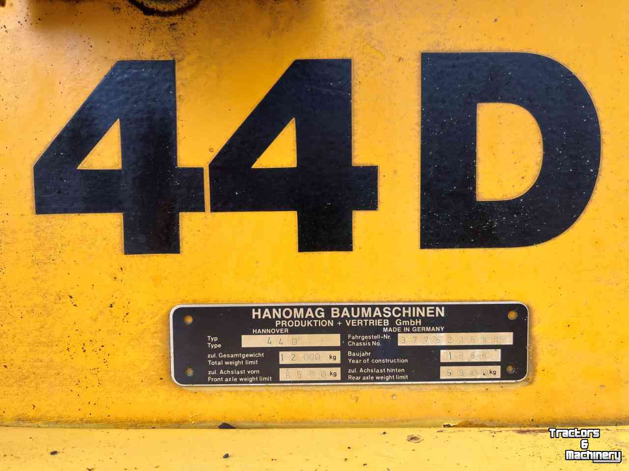 Chargeuse sur pneus Hanomag 44D