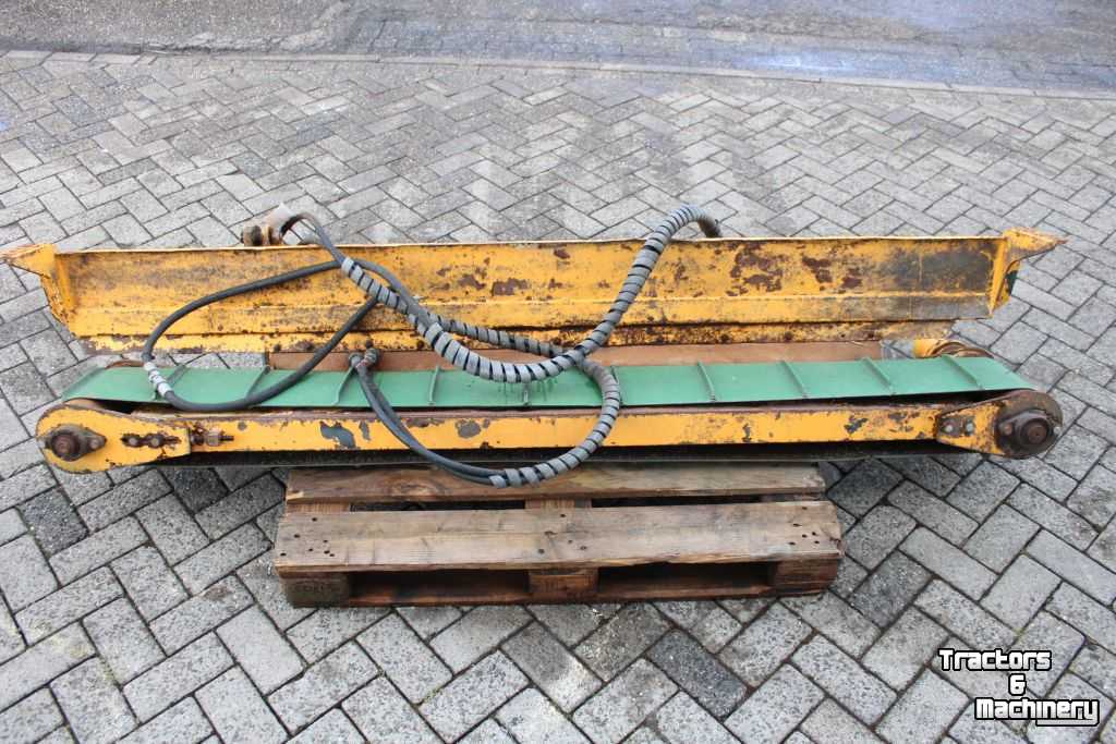 Rotobroyeur Herder 225 cm transportband Förderband conveyor belt