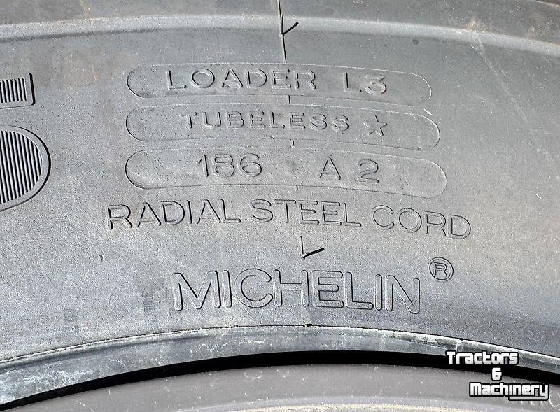 Roues, Pneus, Jantes, Barillets Jumelage Michelin Michelin - XHA2 20.5R25 op wiel Case 721G 4 stuks