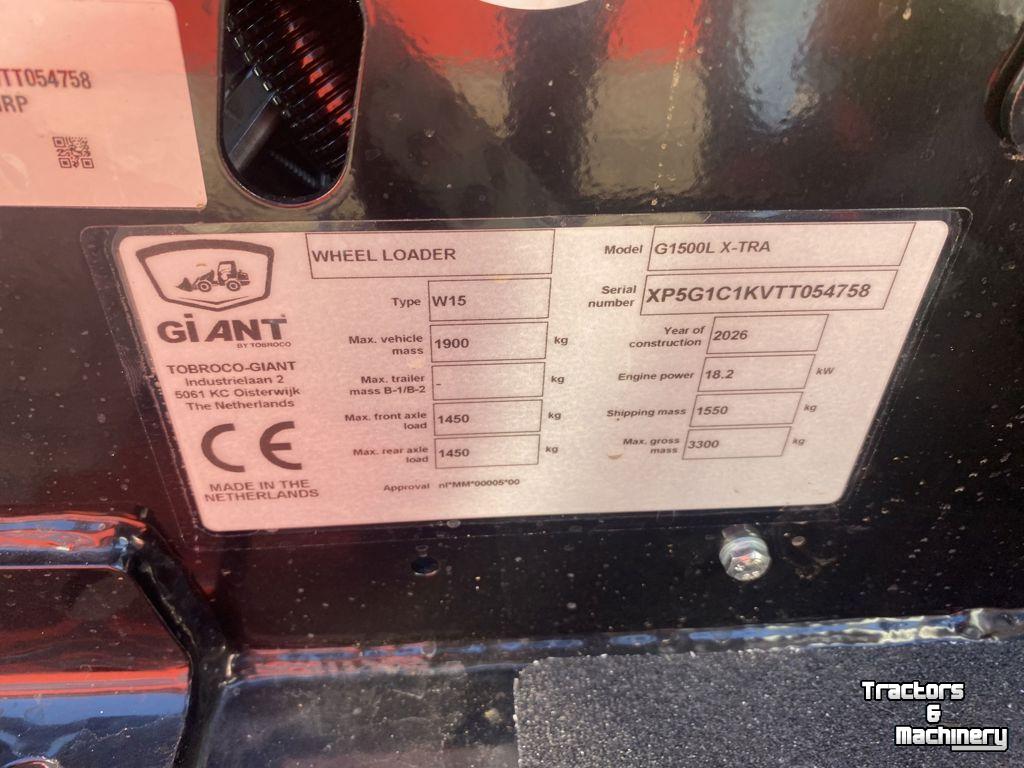 Chargeuse sur pneus Giant Giant G1500L X-tra