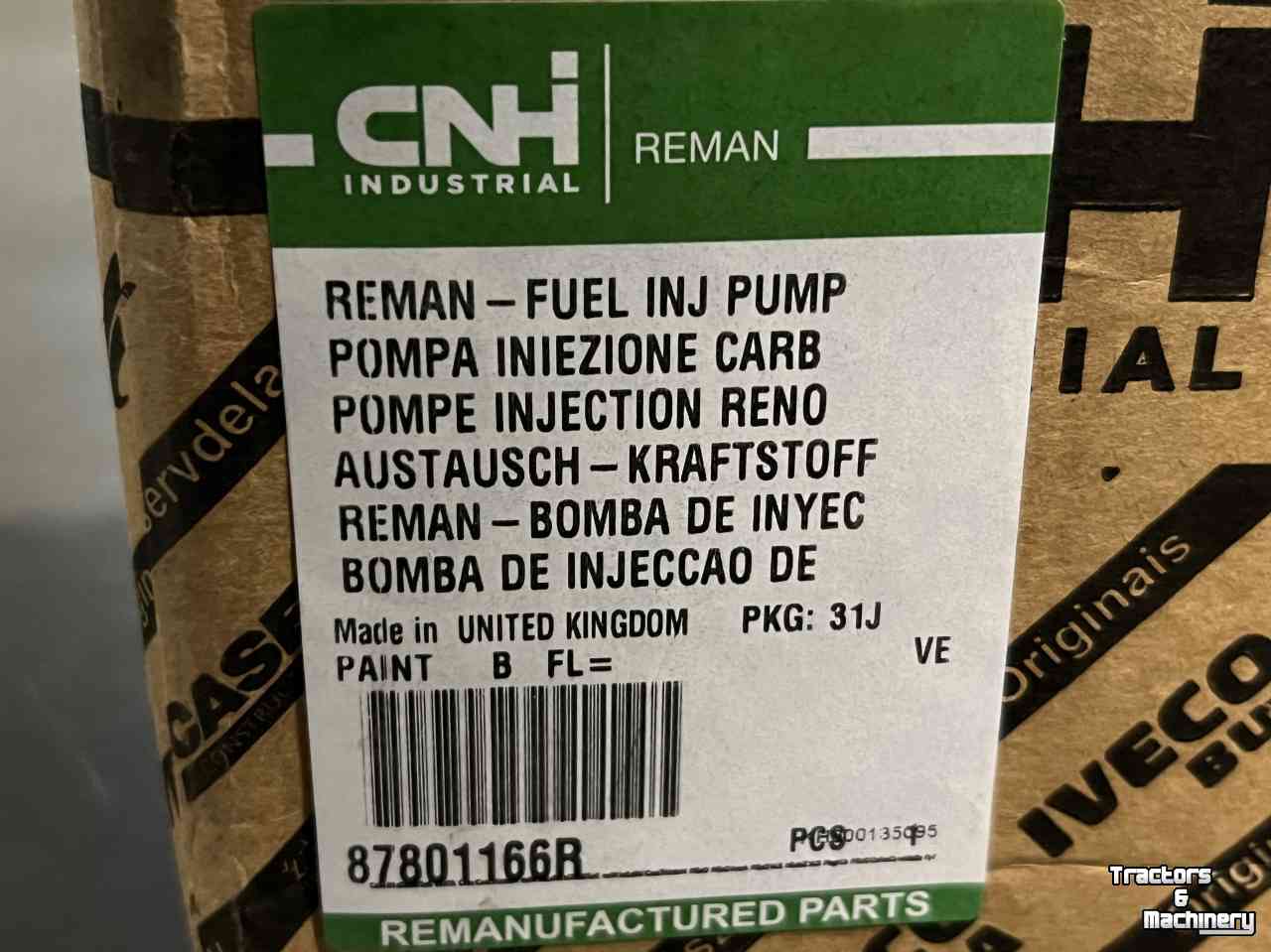 Tracteur New Holland Brandstofpomp NEWH TB 120 Parts nr:87801166R