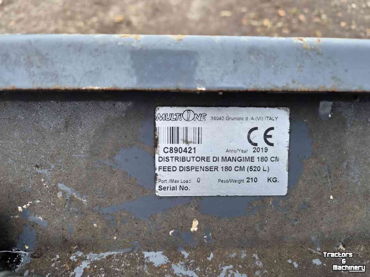 Bac distributeur MultiOne voerdoseerbak