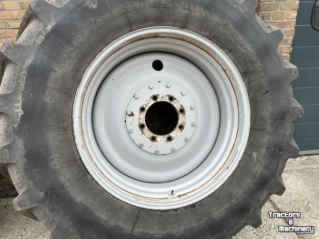 Roues, Pneus, Jantes, Barillets Jumelage Firestone 420/85R28<>520/85R38